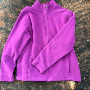 L.L. Bean Women's Purple Full Zip Lightweight Jacket Size XL Regular